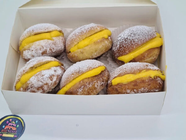 6 Portuguese doughnuts (bola de Berlim & Creme pasteleiro) - Image 2