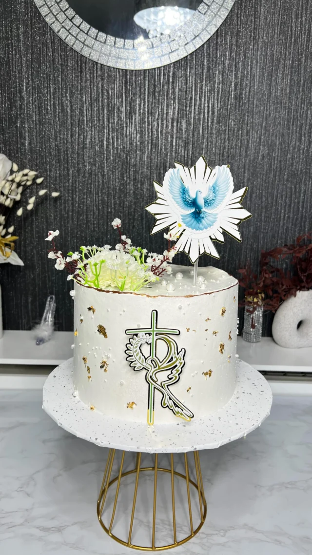 Today, we celebrate more than just a cake we honor a moment of faith, love, and new beginnings. May this sweet blessing be a symbol of joy and grace. Wishing blessings upon all who join in this special occasion
